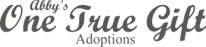 Abby's One True Gift Adoption Logo